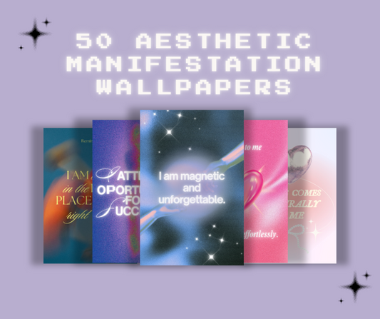 50 Aesthetic Manifestation Wallpapers Love,Money,Success,Beauty & more